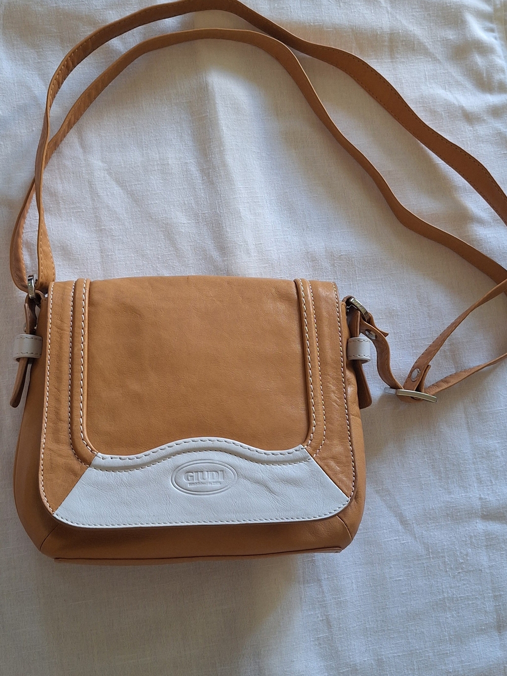 Giudi Genuine Italian Leather Handbag Made in Italy Vera Pelle Vintage